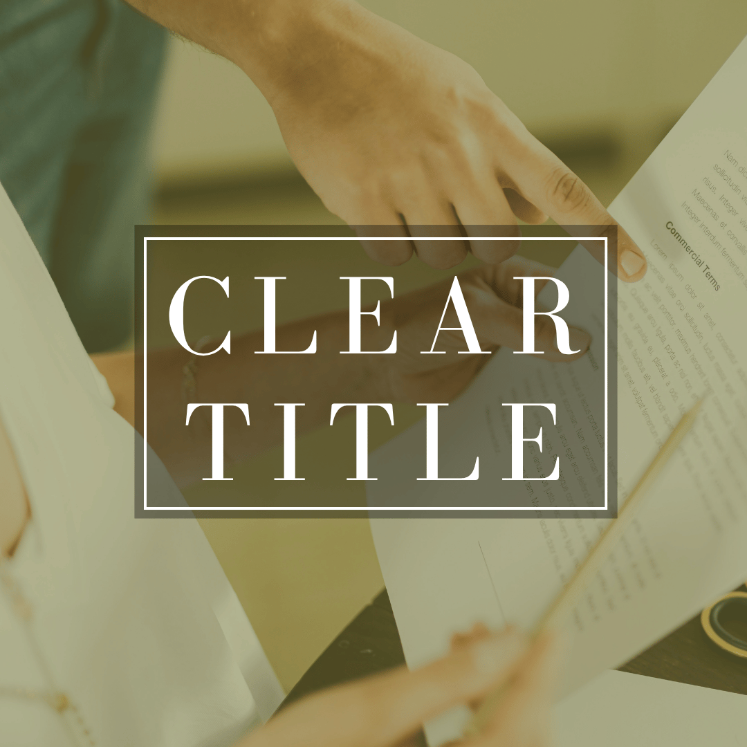 clear title land