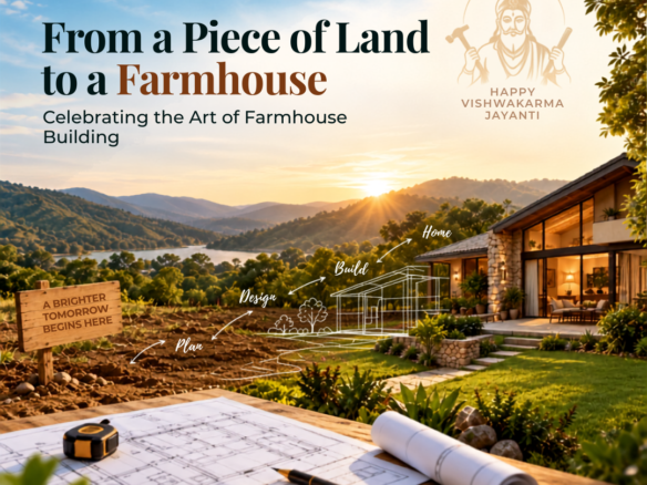 land to farmhouse