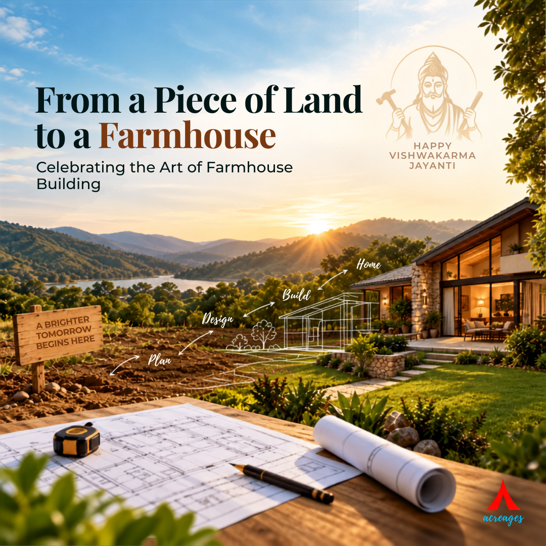 land to farmhouse